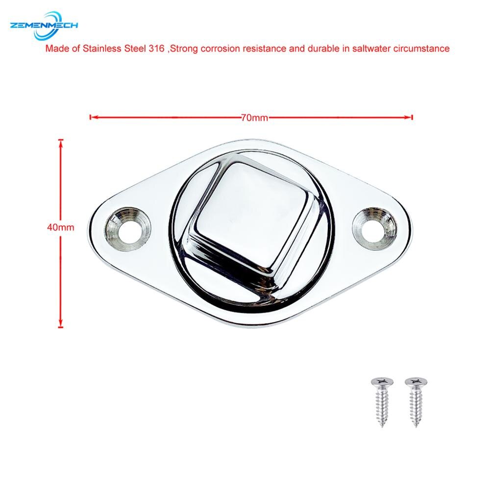 Boot Accessoires 316 Rvs Boot Diamant Garboard Drain Plug Bung Hole Drainage Marine Dinghy Garboard Mariene Hardware