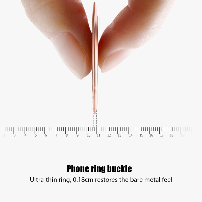 Soporte de anillo de dedo giratorio de 360 grados, agarre para teléfono móvil, montaje magnético para coche, almohadilla de pegatina trasera, soporte universal