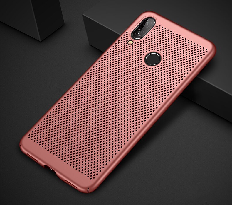 Ultradunne Koeling Voor Xiao mi rode Mi 7 rode mi Note 7 Note7 Pro global Versie Rode Mi ademhaling Telefoon Case Hard Volledige Case Case Capa: RedMi 7 / RoseGold
