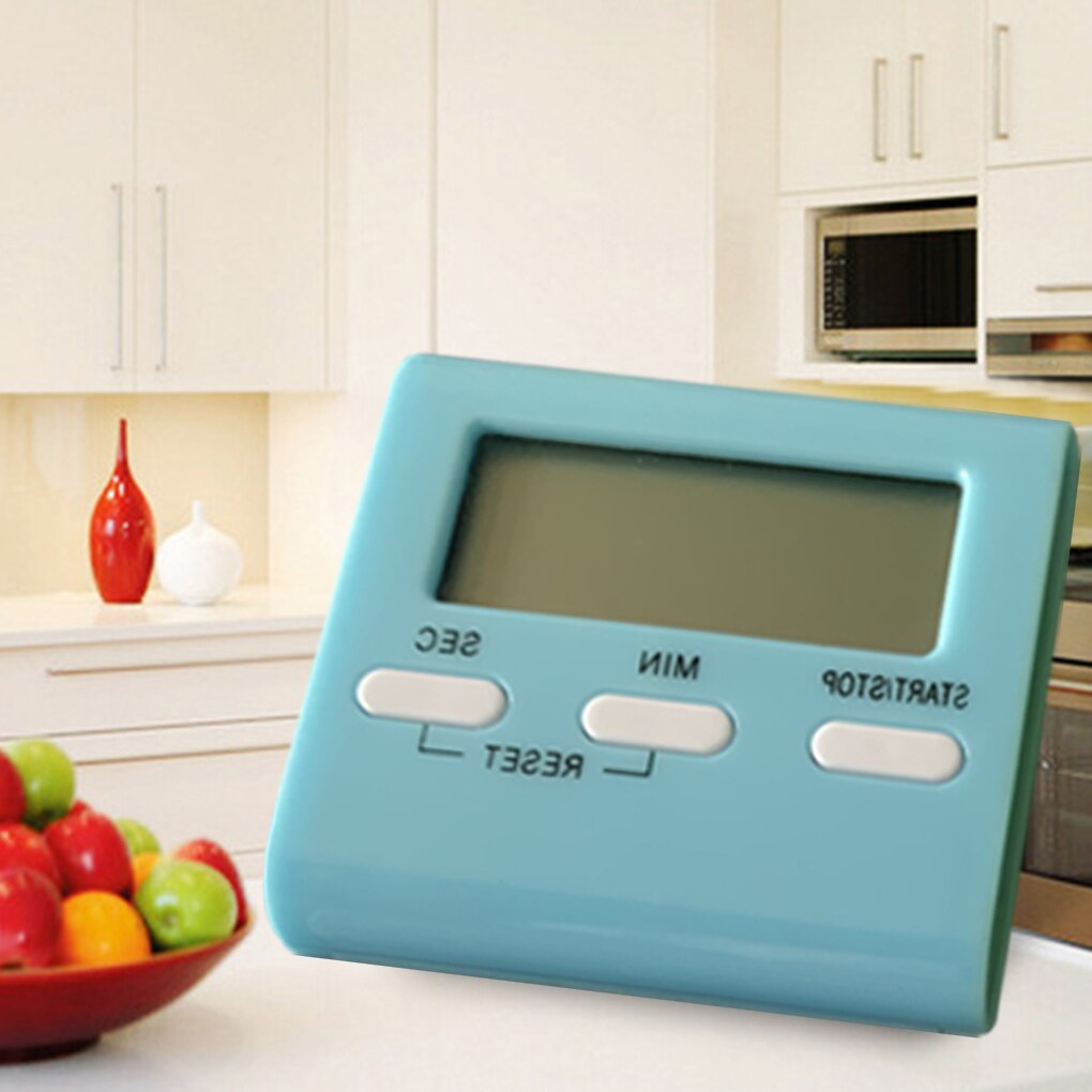 Kitchen Digital Timer Baking Cooking Countdown Timing Device LCD Display Loud Alarm Time