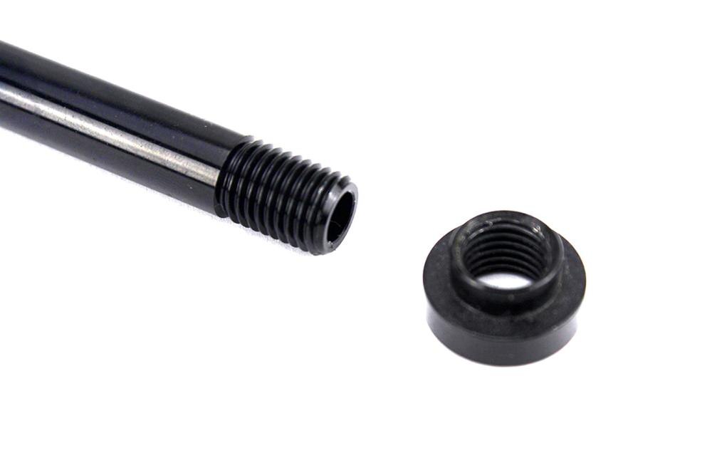 Baghjul gennem aksel 12 x 142 mtb racercykel spyd 12mm gevind stigning 1.5 længde 168mm akset qr leveres med låsemøtrik 142*12mm