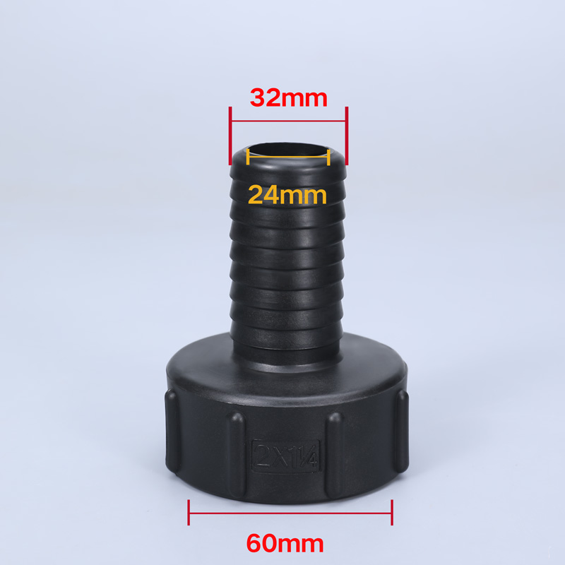 1000l ibc säiliösovitin 60mm karkea kierre hanan liitin vesisäiliöliitin kotipuutarhan veden tyhjennysliitoksiin 1 kpl: 32mm