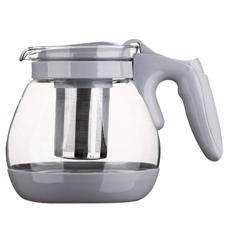 KALWEL Magnetische glazen theepot, halfautomatisch, hittebestendig, perfect voor losse thee, bloementhee en vakantiegeschenken
