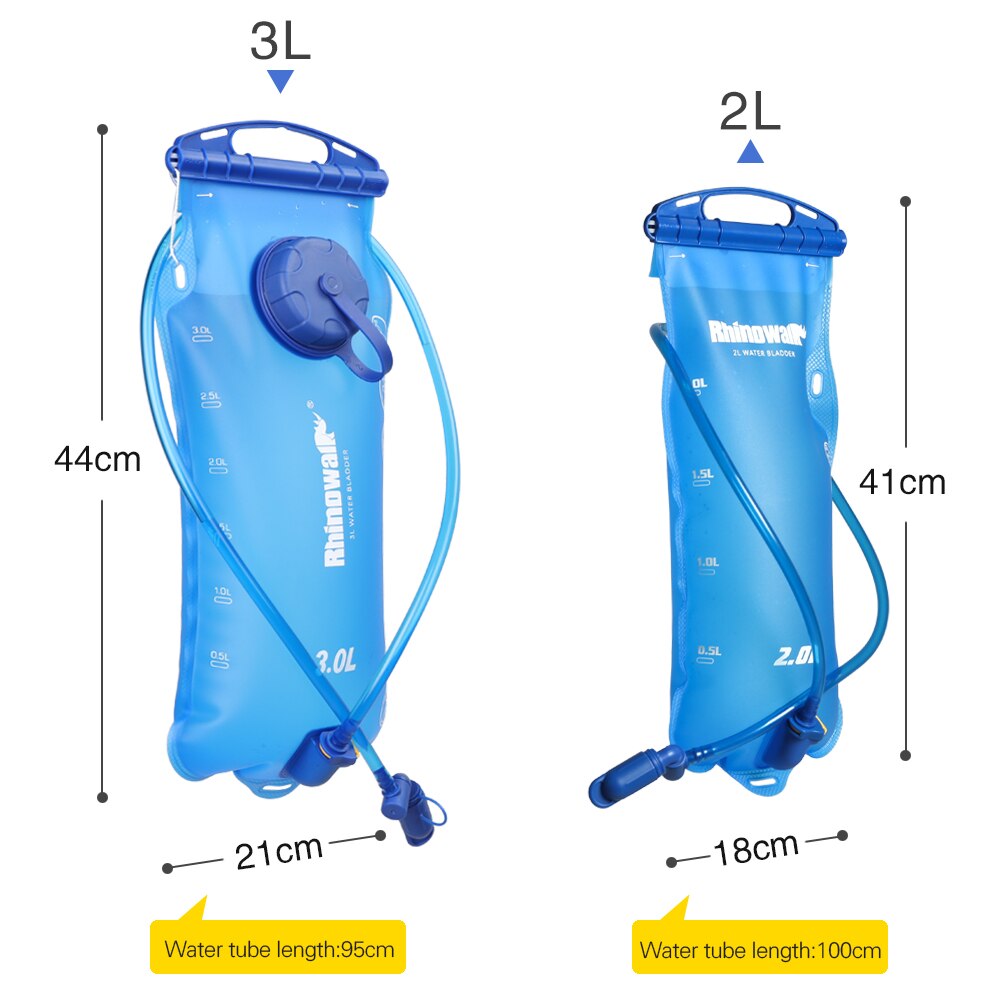 Rhinowalk Waterzak Bag 2L 3L Bike Backpack Water Reservoir Hydratatie Voor Outdoor Camping Wandelen Klimmen Tpu Water Bag