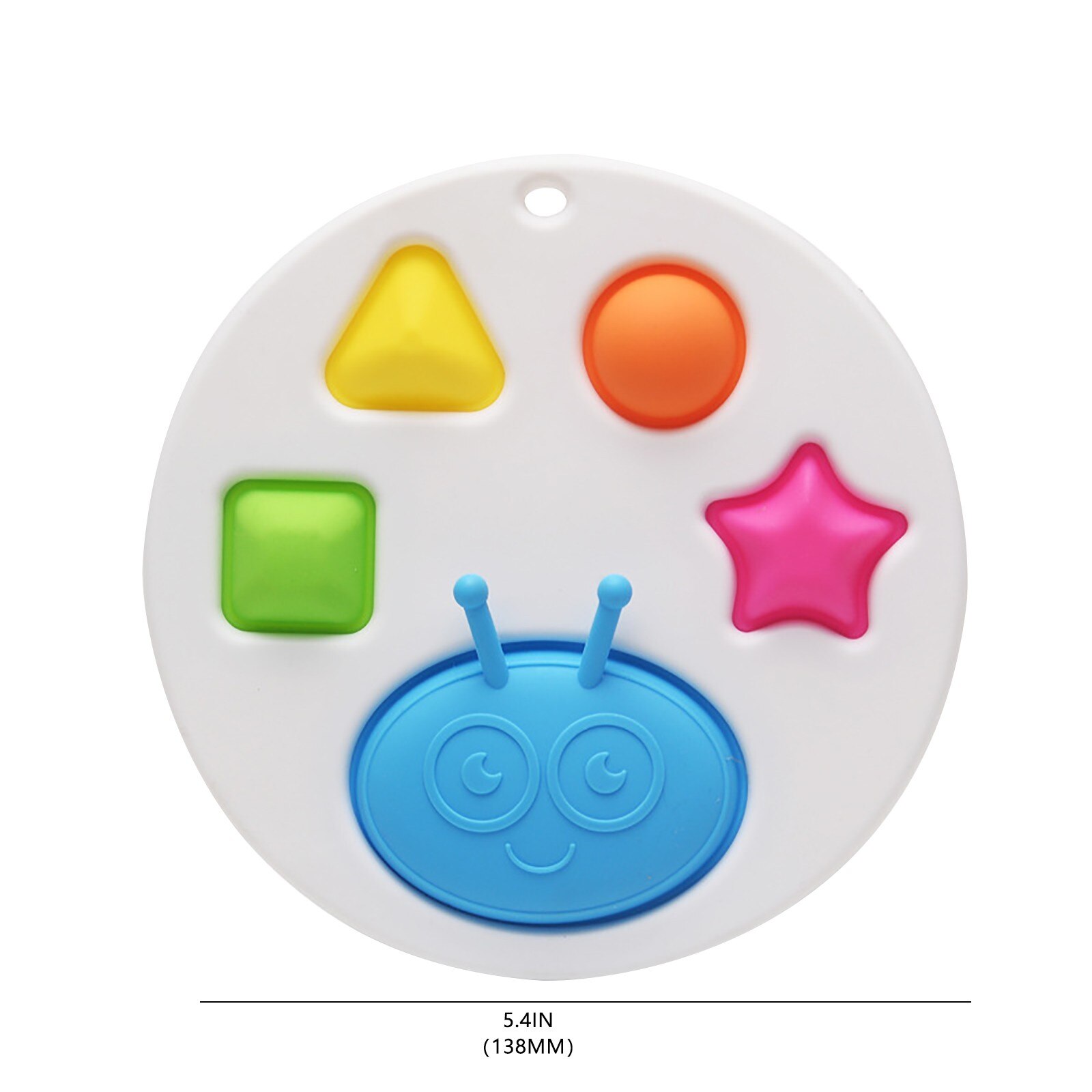 Simple Dimple Fidget Toy Small Pressure Reliever Fidget Toys Board Controller Kawaii Keychain Toy Push Bubble Sensory Toy D03: E