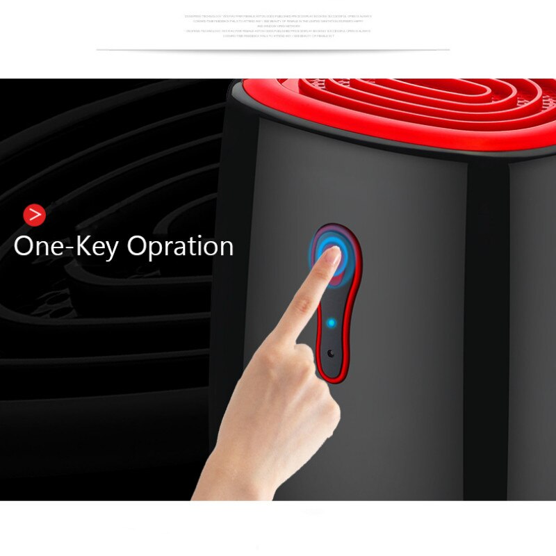 Elektryczny osuszacz powietrza domowego 800ML pochłaniające wilgoć automatyczny, duża moc wyłączania urządzenia DC9V przenośny oczyszczacz powietrza suszarka ue