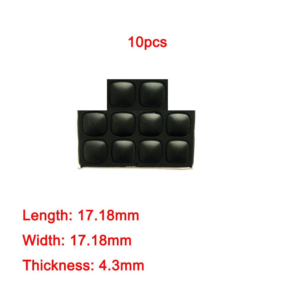 Laptop Rubber Voeten Voor Lenovo V310-14 V310-15 Antislipmatten Bodem Shell Voet Pad 17.18Mm: 10pcs