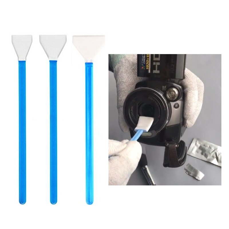 10pcs Wet Sensor Cleaning Kit Cleaner Swab for Digital Camera's CCD CMOS Sensor
