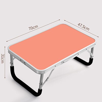 70 x 47.5 x 31cm draagbare opvouwbare laptoptafel ijzeren standaard slaapbank kantoor laptopstandaard bureau computer notebook bedtafel: Hh470900 cs 4