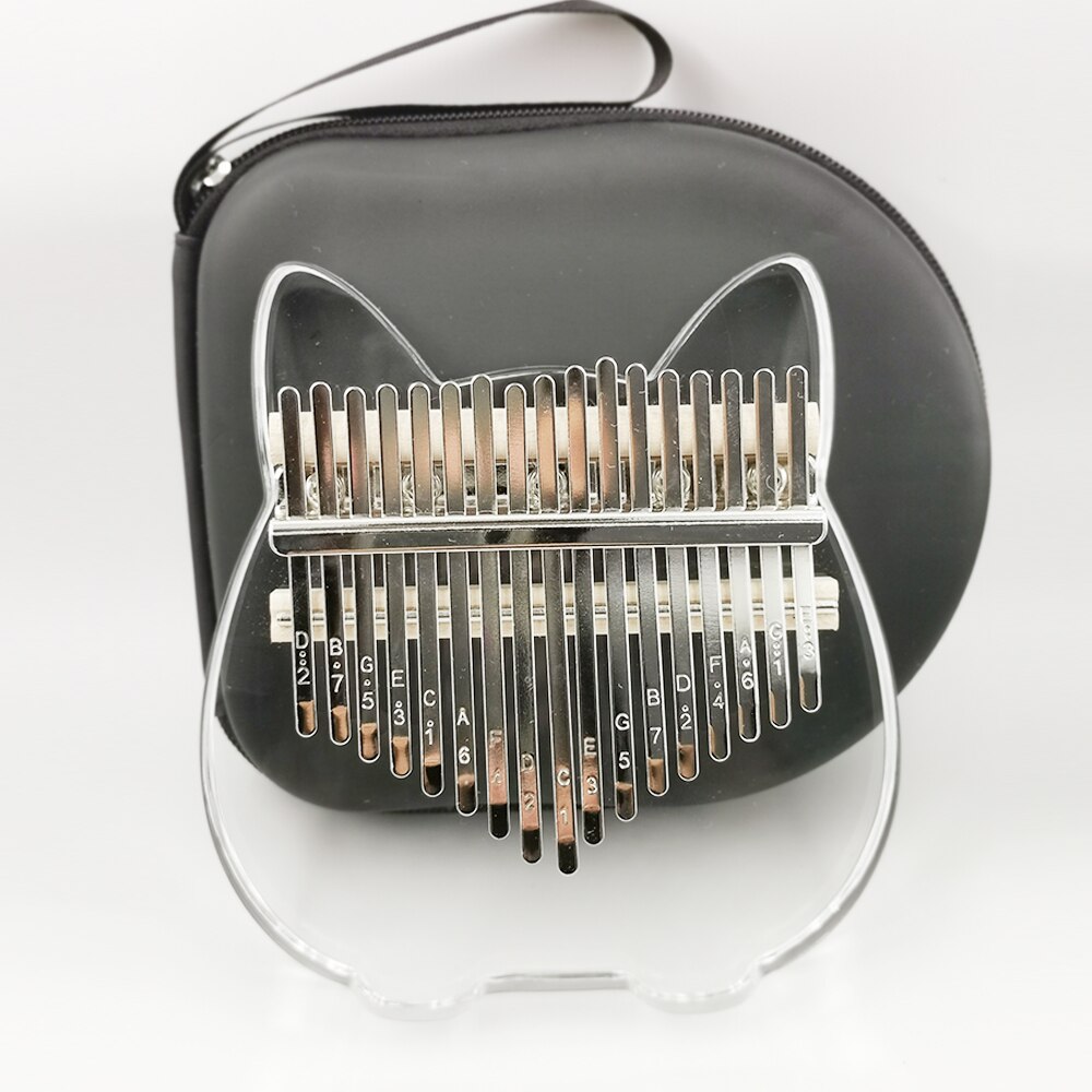 Kalinba Thumb Crystal Transparante Mooie 17 Tone Kalimba Beginners Vinger Piano