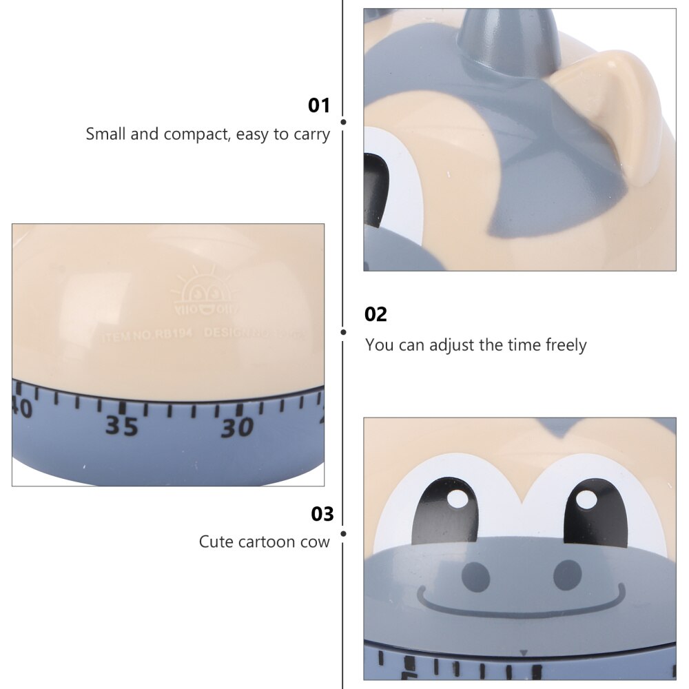 1Pc Cartoon Time Reminder Kitchen Countdown Timer Kitchen Supply