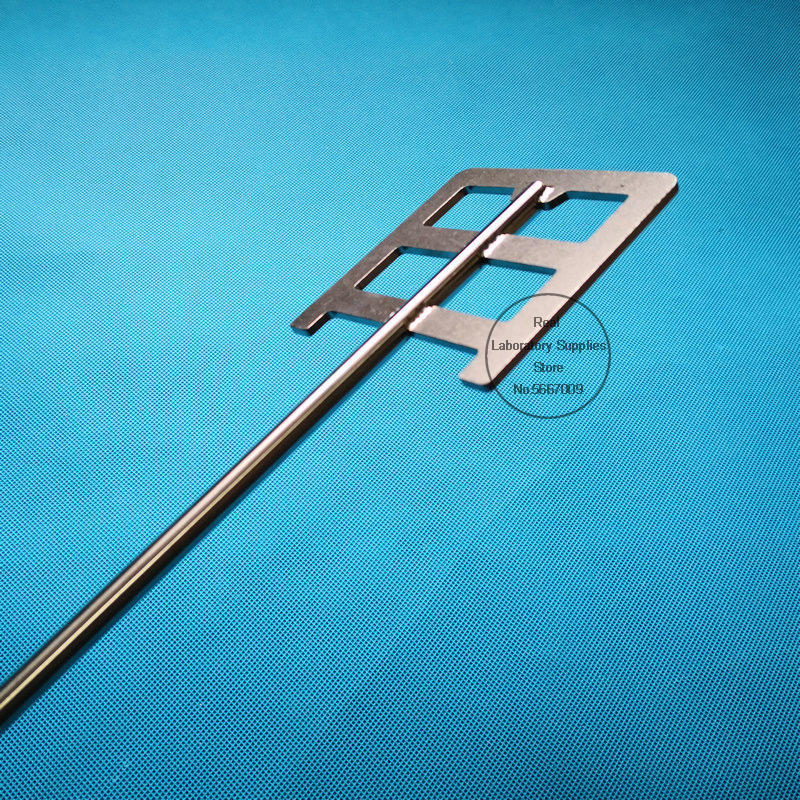 Lab-Hoja de paleta tipo ancla de acero inoxidable, impulsor agitador con varilla para agitador, 60mm y 80mm de ancho, 1 Uds.