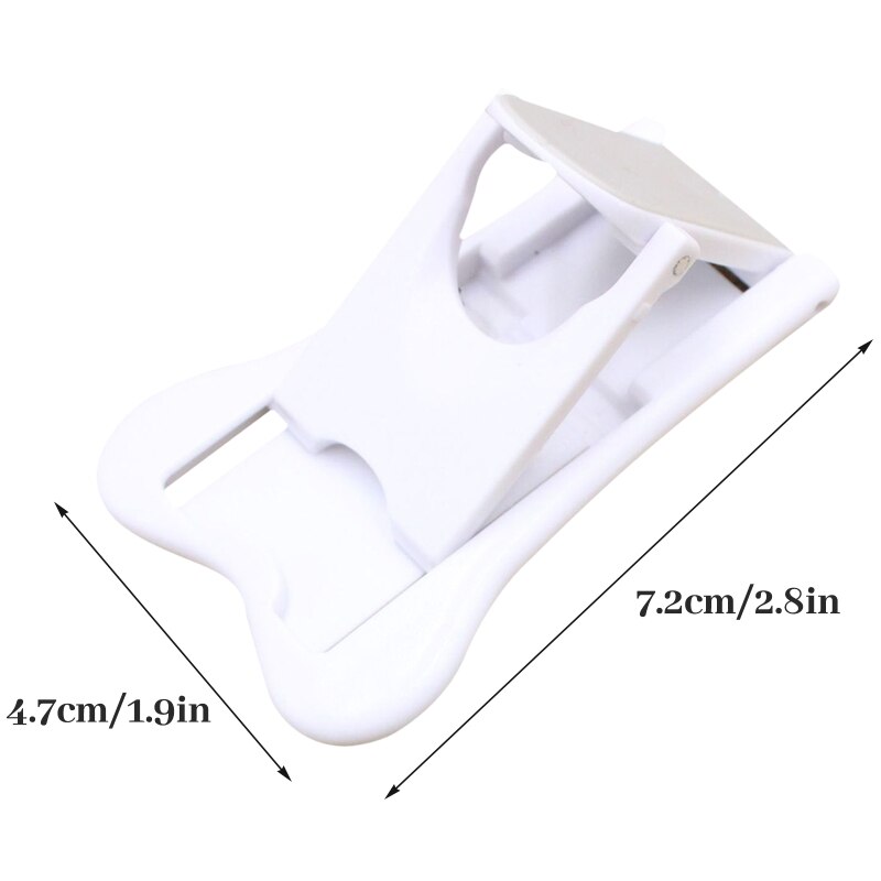 4 pièces de serrures de porte de sécurité Anti-pincement ABS pour bébé, protection de doigt de serrure de fenêtre Mobile