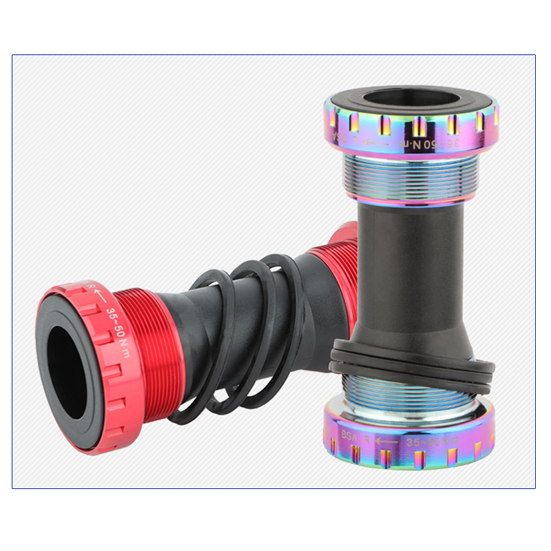 MEROCA Mountain Bicycle Bottom Bracket BSA Road Bike Suitable For 68-73mm BC1.37-24T 24mm Sealed Pelin MTB Center Axle