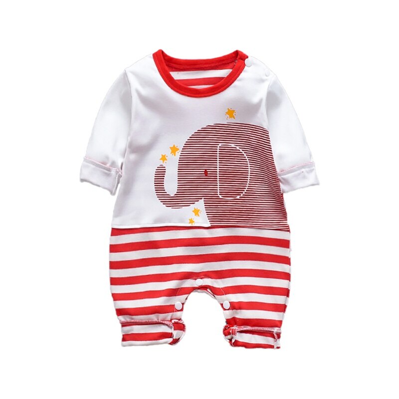 Herbst Baby Strampler für Junge Mädchen Kleidung Lässig Säuglingsspielanzug Karikatur drucken Langarm freundlicher Kleidung Gesamt Outfits
