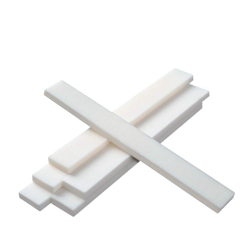Chevalet de guitare en os pour guitare classique acoustique, mandoline, banjo, ukulélé, 80 x 3 x 10mm