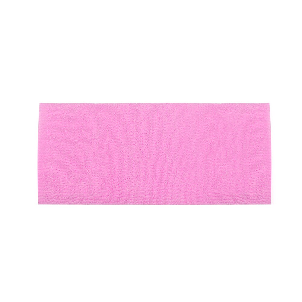 1PC di Nylon Telo da bagno Riutilizzabile Telo da bagno Esfoliazione Corpo Pulito Lavaggio Panno di Lavaggio Accessori Per il Bagno TXTB1: Colore rosa