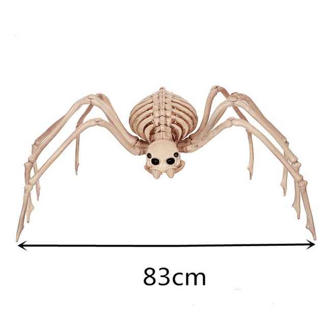 Drage hund slange edderkop halloween prop rædsel skelet dyr skelet knogler hjemsøgte hus flugt rædsel dekorationer: Stor edderkop