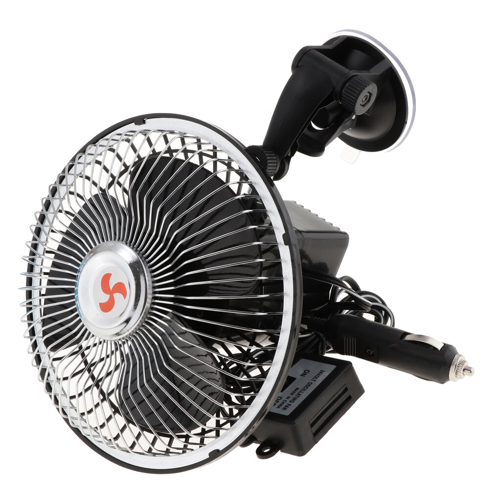 6 inch 24V Car Dash Windshield Electric Fan Cooling System Cooler for Universal