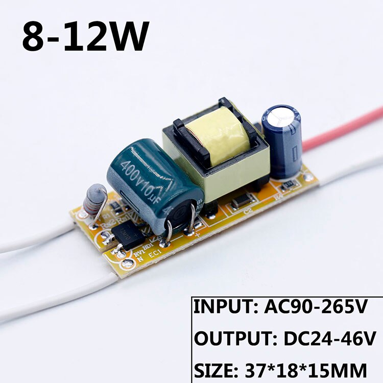 1w 2w 4w 6w 8w 11w led driver 300ma 12w 15w 18w 20w 25w 36w til led strømforsyning enhed belysning transformatorer til led adapter: 8-12w / Output 280-300ma