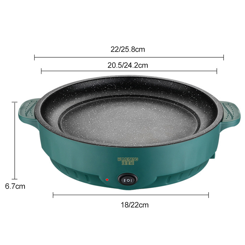 Elektrische Multi Cooker Elektrische Koekenpan 220V Huishoudelijke Barbecue Gebakken Biefstuk Vis Omelet Koekenpan Non-stick Kookmachine