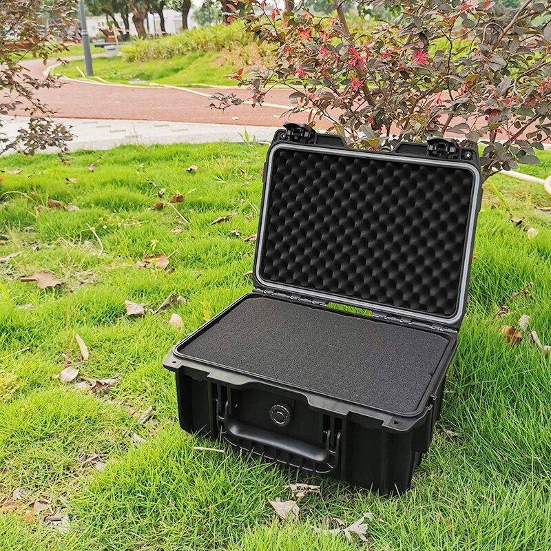 Vandtæt  ip67 kamera slr beskyttelsesboks lille udstyr sag præcision instrument fugt bevis pp plast værktøjskasse kuffert