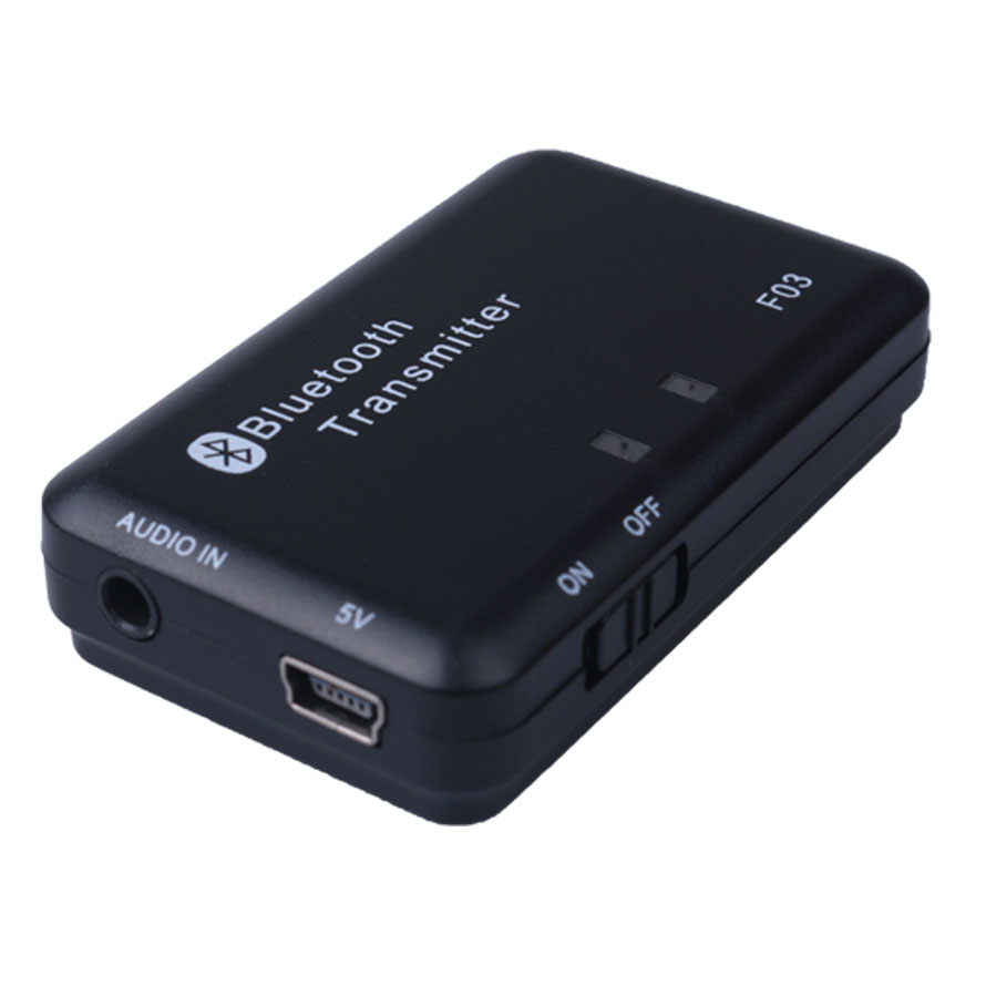 Wireless Bluetooth Audio Transmitter Splitter Stereo Adapter A2DP Adapter Player Audio Stereo Aux 3.5mm for MP3 TV Mp4 PC