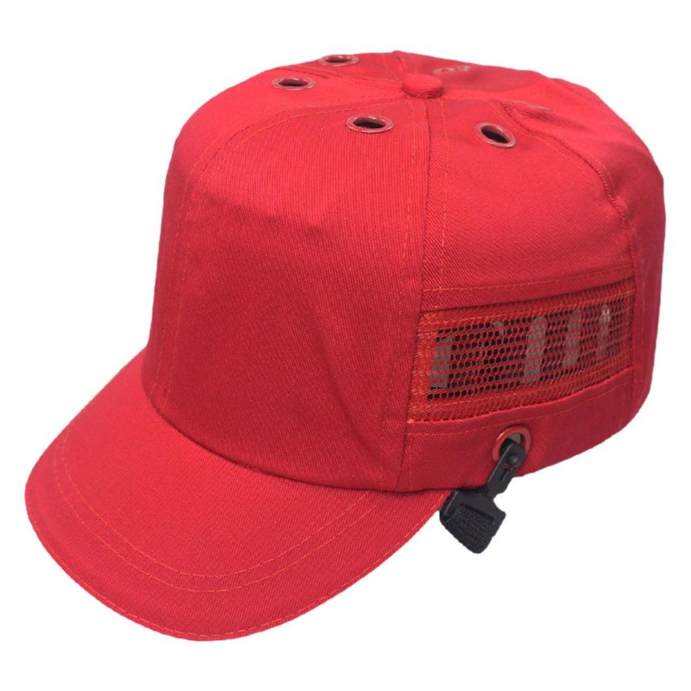 Bicycle helmets baseball caps antique collision protection caps helmets for men women adjustable head circumference bicycle helmet 52-58cm: Red