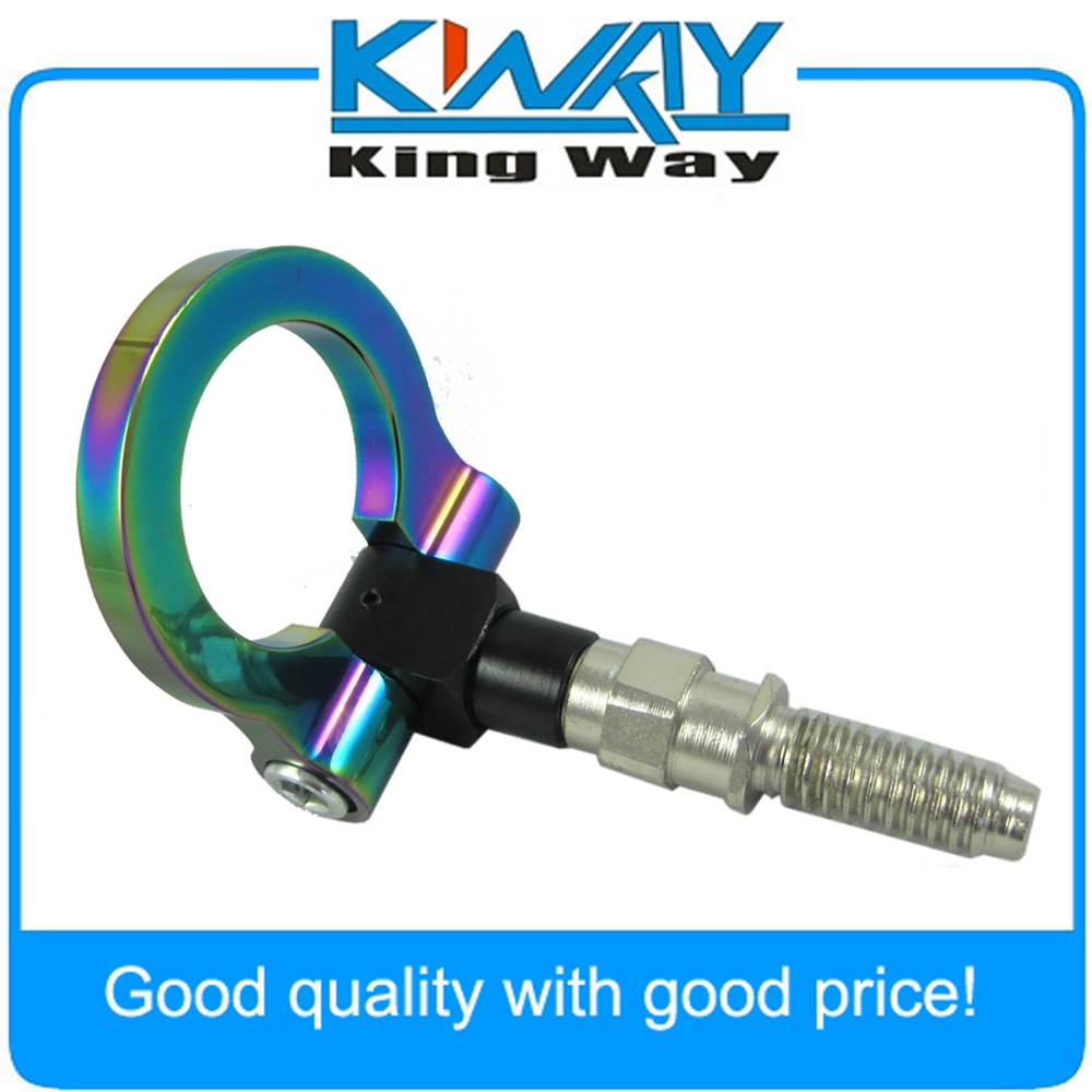 Gancho de remolque para BMW, E46, E81, E30, E36, E90, E91, E92 y E93, JDMSPEED-NEO cromado, EURO RACING, T2