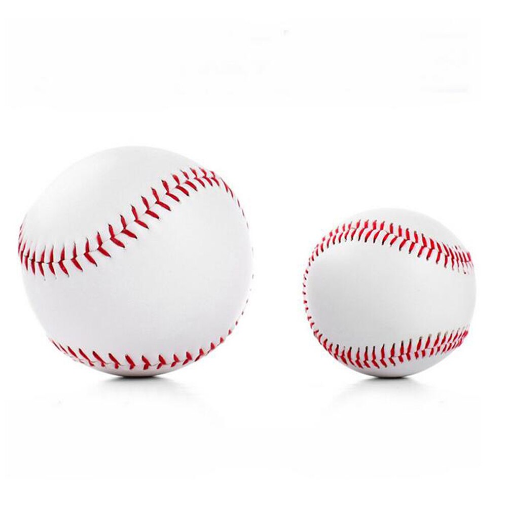 Standard Baseball Ball Softball 9" Handmade PVC Upper Rubber Baseballs Inner Soft Balls Training Exercise beisebol