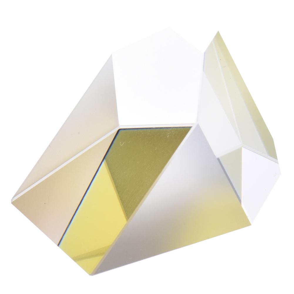 Irregular Roof Prism K9 Optical Plastic Prism for Spectral Physics Teaching Photo Photography