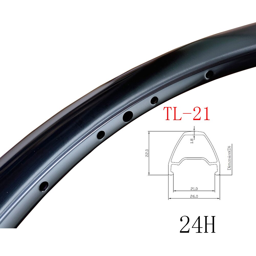 Kinlin XR240 Aluminum Bike Rim 18" 355 for Birdy Folding Bike Urban Kid Bicycles 14H 16H 20H 21H Clincher Bicycle Rim: 1pc TL-21 Disc 24H