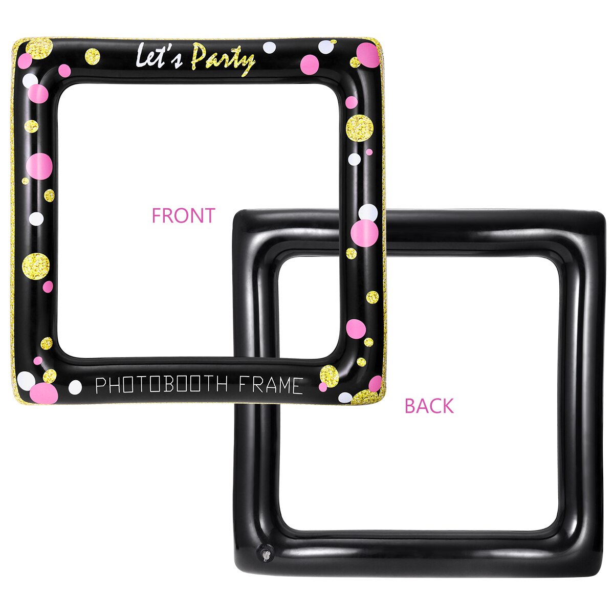 Photo Booth Props Picture Frame Selfie Frame for Christmas Wedding Carnival Bridal Shower Birthday Inflatable Frame