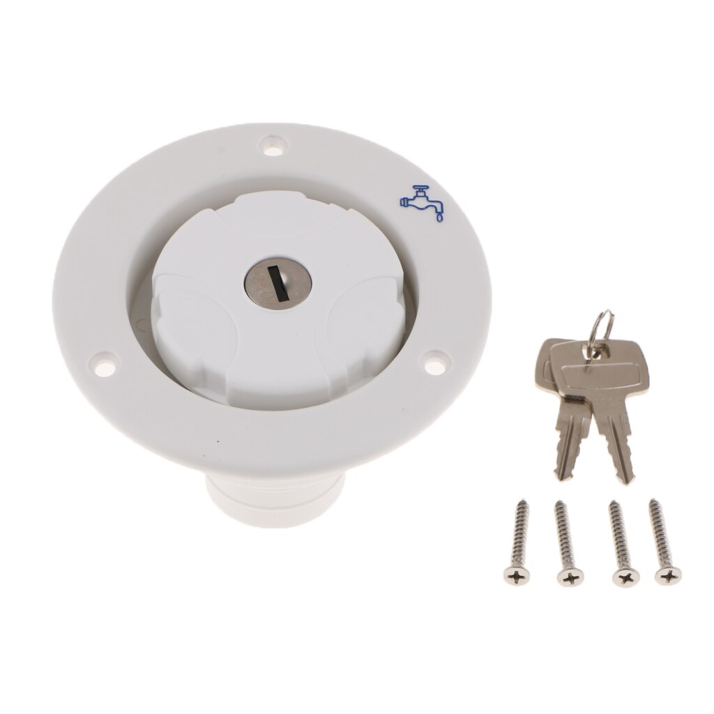 Locking Fuel Tank Cover Gas Lid Filler Cap With Lock For Boat RV Truck