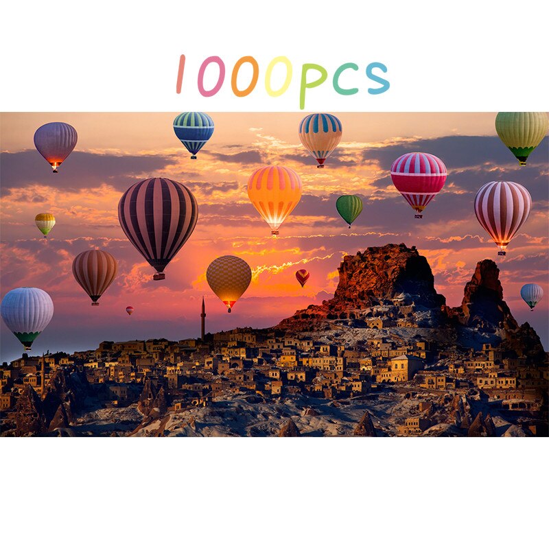 1000Pcs 300pcs Jigsaw Puzzle Assembling Landscape Picture Puzzles Toys For Adults Kids Educational Games Montessori: 07