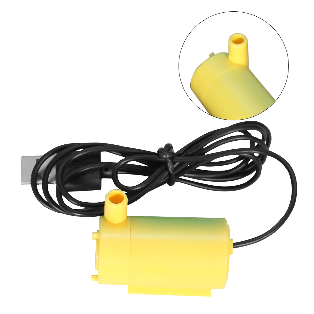 Submerged Pump USB Mini Aquarium Suction Pump Plastic Mute Submersible Water Fountain