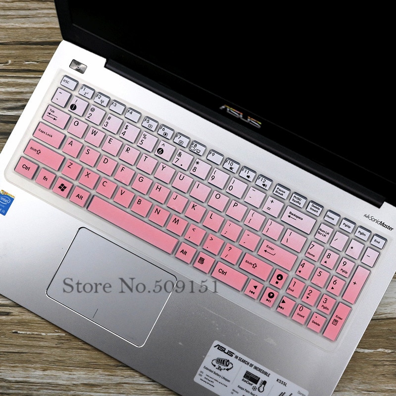 15.6 cal klawiatura laptopa Prorector etui na asus k555L A555L A555 A550L F555L X555S X555L X550C R550V notobook osłona klawiatury