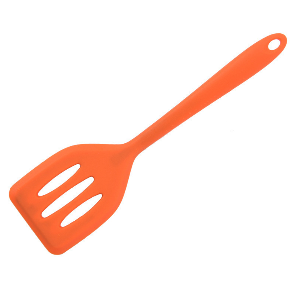 Espátula pequeña de silicona para cocinar en el hogar, espátula para freír, espátula para carne, espátula para panqueques, herramientas de cocina, 1 ud.: Oro