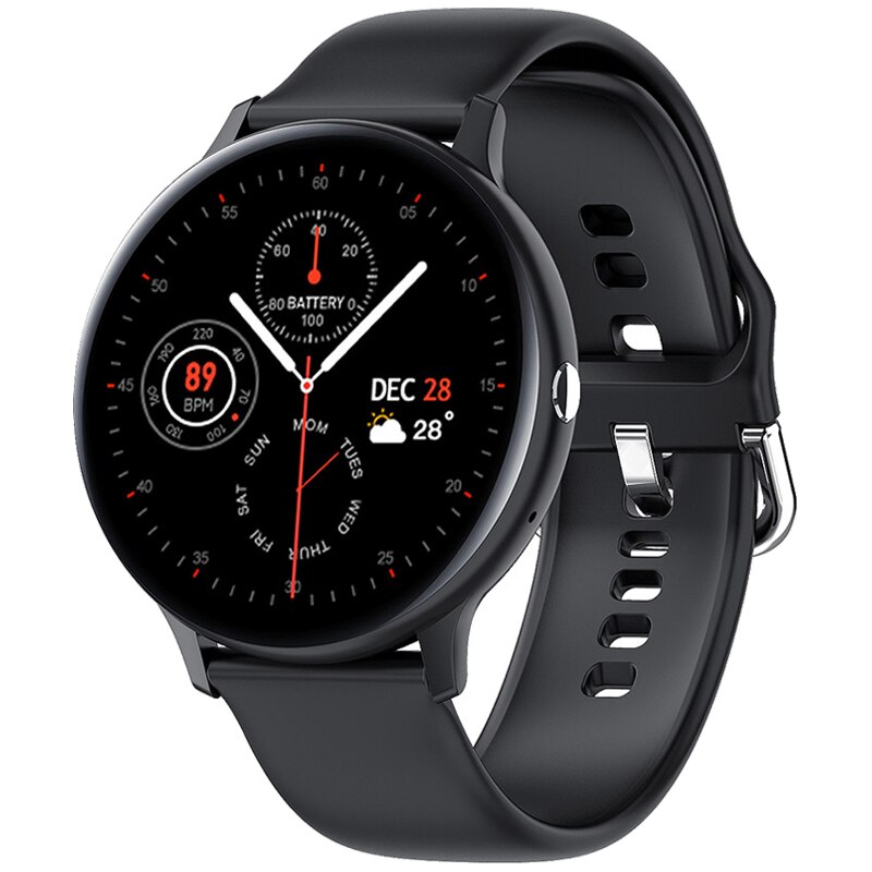 Smart Horloge Mannen Bluetooth Call Spelen Muziek Fitness Armband Smartwatch Vrouwen IP67 Full Touch Sport Digitale Horloge Voor Android Ios: I11 Black