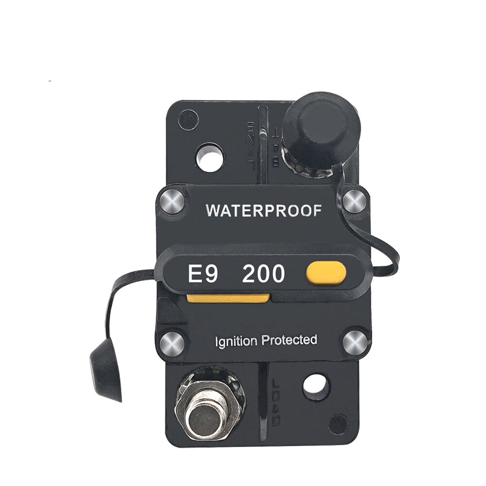Disjoncteur automatique étanche 30A 12V- 48V DC | Disjoncteur avec réinitialisation manuelle