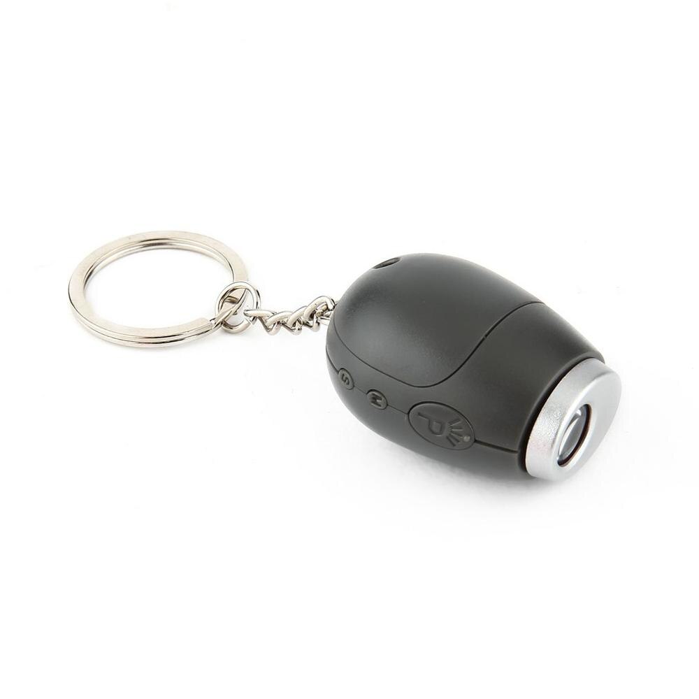 Mini Digitale Projectie Klok Draagbare Led Wall Plafond Tijd Projectie Horloge Magic Nachtlampje Elektronische Klok Sleutelhanger Decor: Black