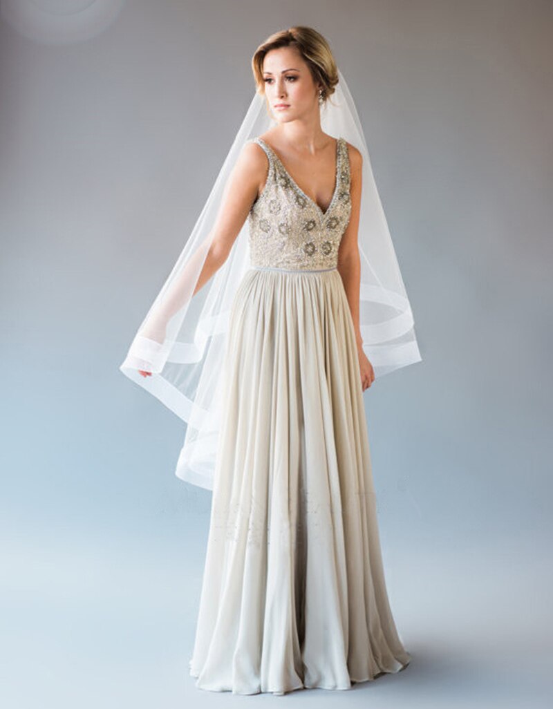 Veu de Noiva mariée valse voile 150 CM 200 CM 300 CM une couche Tulle Long Mariage voile Mariage mariée femmes pas cher accessoires de Mariage