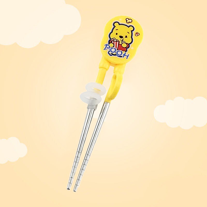 Rvs Training Eetstokjes Leuke Cartoon Training Helper Eetstokjes Voor Kinderen Peuter Te Gebruiken, 1 Paar: YX