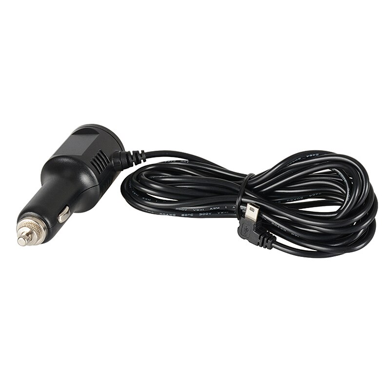 3.5m 5v 3.5a gebogen mini usb autolader met 2 usb poorten voor auto dvr camera gps video recorder ingang  dc12v-36v