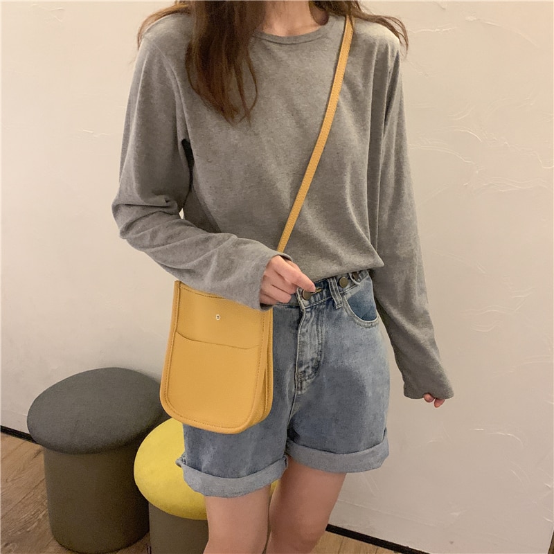 femmes hiver printemps T-shirt solide fond basique à la surdimensionné sauvage hauts doux à manches longues doux décontracté noir