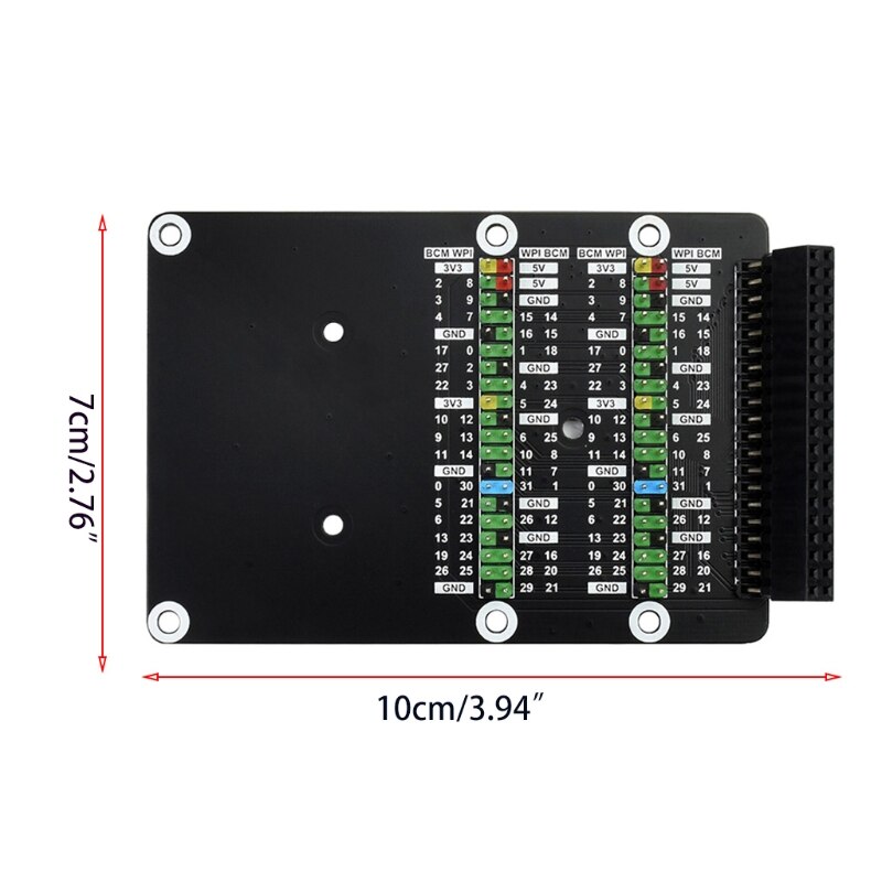 Kleurcode Eenvoudige Uitbreiding Eenvoudige Uitbreiding Voor Raspberry Pi 400 Gpio 2x 40PIN 85DD