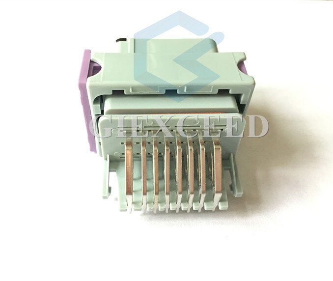 24 Pin FCI HCCPHPE24BKA90F Automotive ECU Connector PCB Socket Grey Plug For Cars Auto Parts