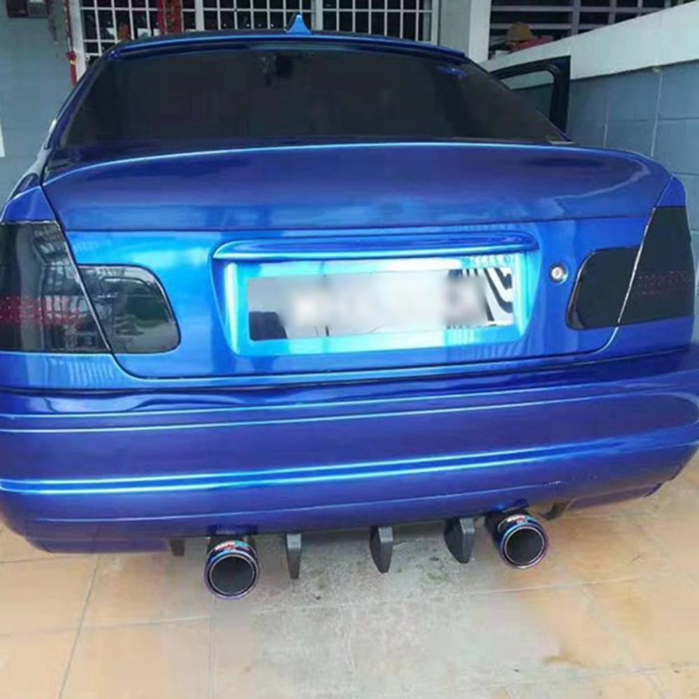 Universal Car Modified Rear Spoiler Mini Rear Lip With Deflector For Bumper Chassis Decoration Durable PP Screw Fixed