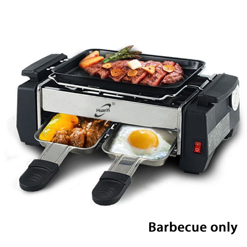 Koreanische Haushalt Elektrische Grill Rauch-freies Elektrische Grill Nicht-Stock Familie Grill Elektro Raclette Grill