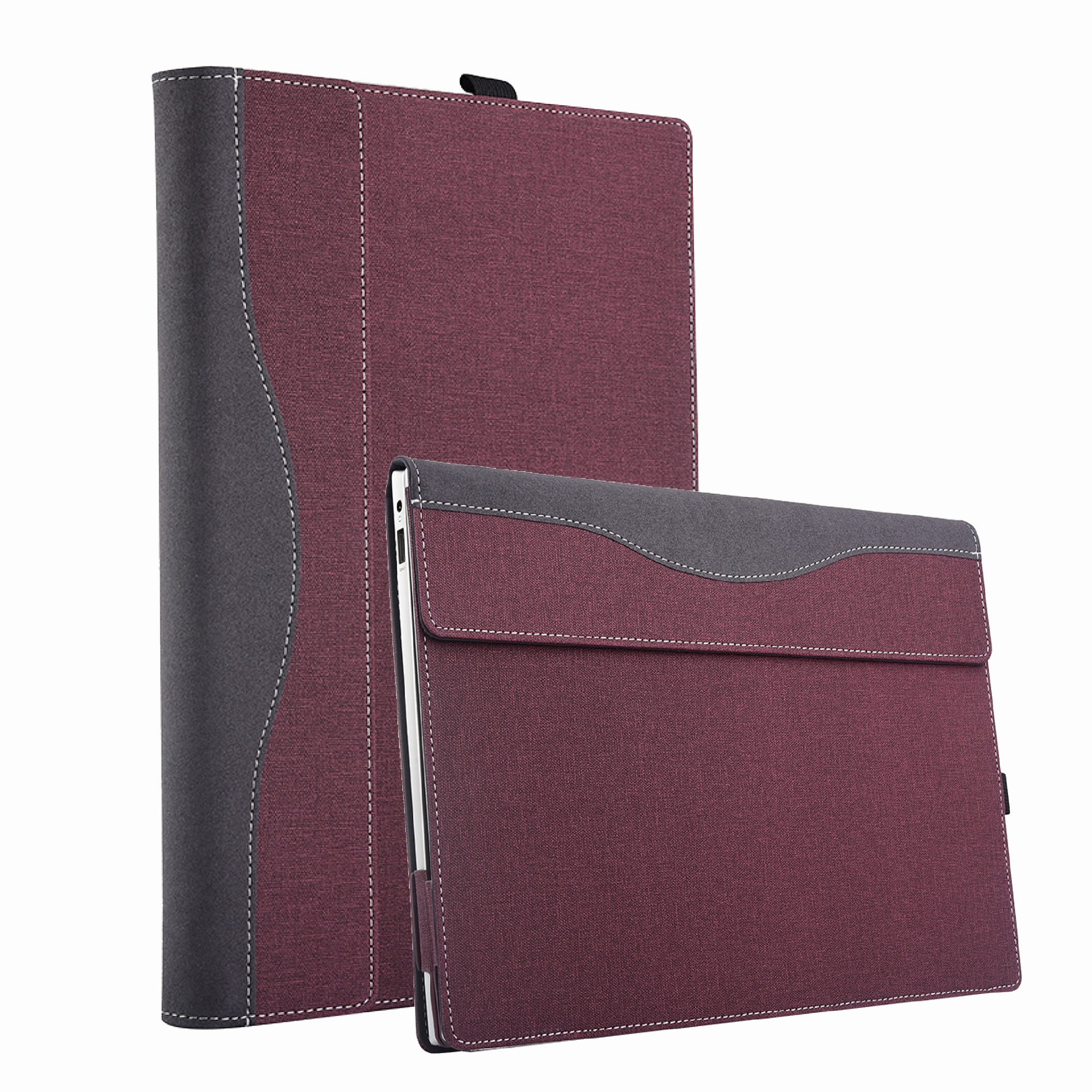 Hülle für HP Pavillon x360 Cabrio, Modell 14-ek, Serie 35,6 cm (14 Zoll), Laptop-Hülle, unisex, tragbar, PU-Leder, Schutzhülle,